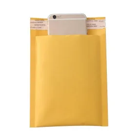 130 Only Kraft Paper Self Sealing Bag, Composite Bubble Envelope, Foam Shockproof Yellow Express Bag 29x39 4cm