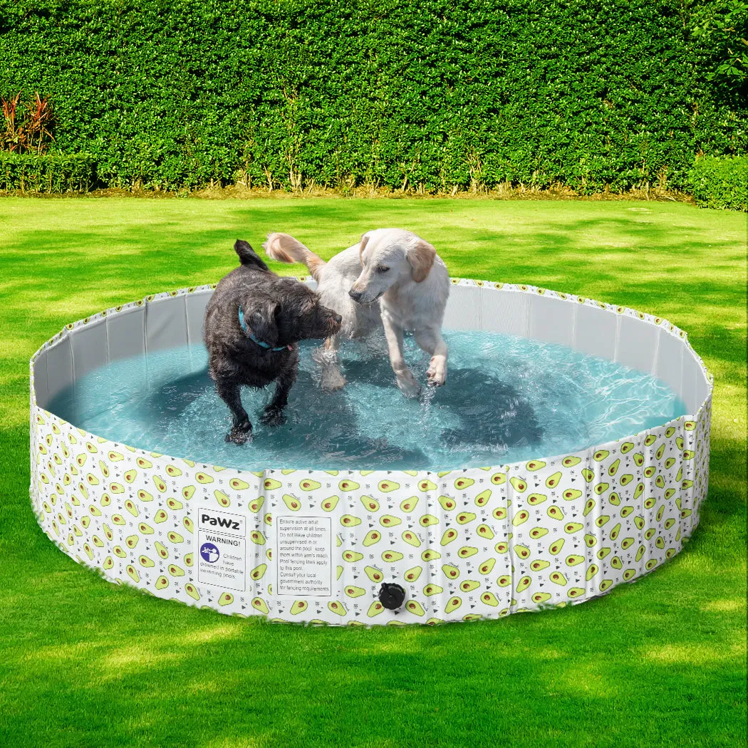 160cm Pet Dog Swimming Pool Cat Portable BathTub Kid Shower Washing Folding