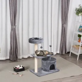 32" Multi-level Cat Tree - Grey