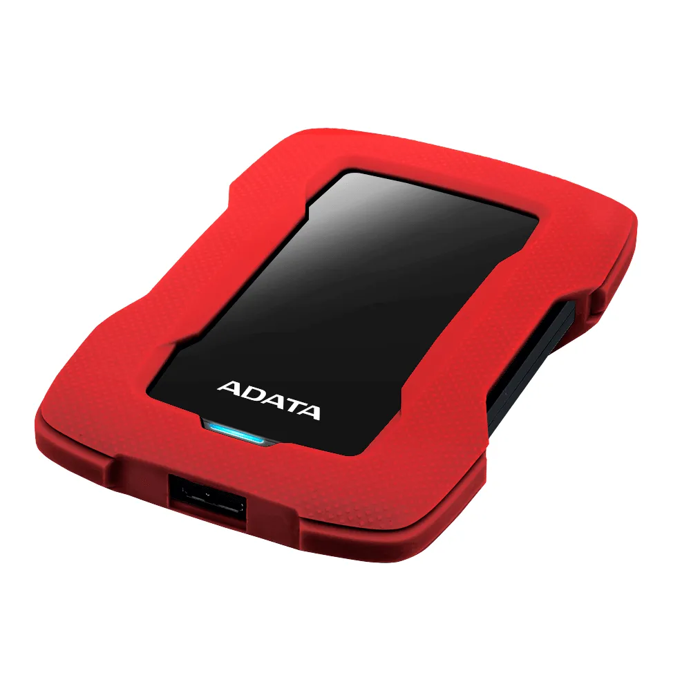 Adata HD330 Shock-Proof External Hard Drive 1TB (Red)