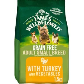 Adult Turkey & Veg Grain Free Small Breed Dry Dog Food