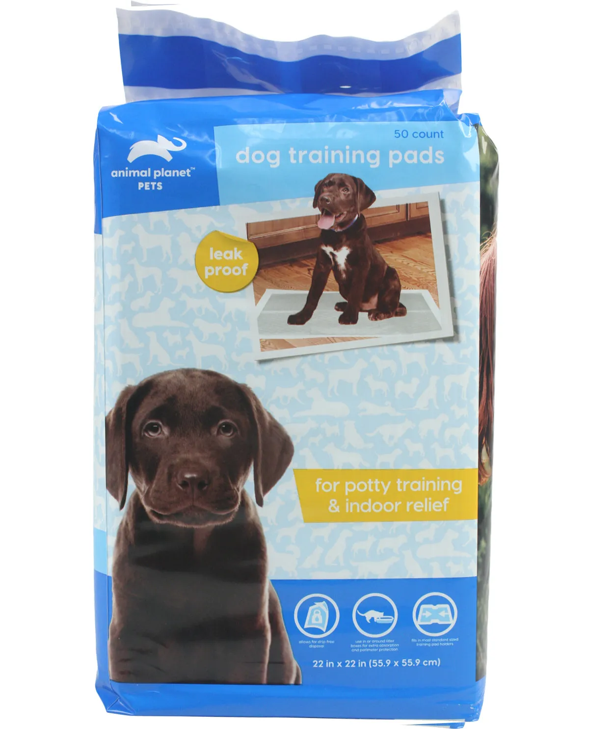 Pack of 50 Animal Planet Dog Training Pads - Top Quality and Effective