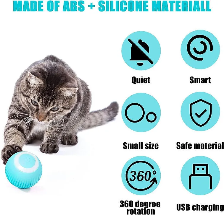 Automatic Intelligent Rolling Tease Pet Ball