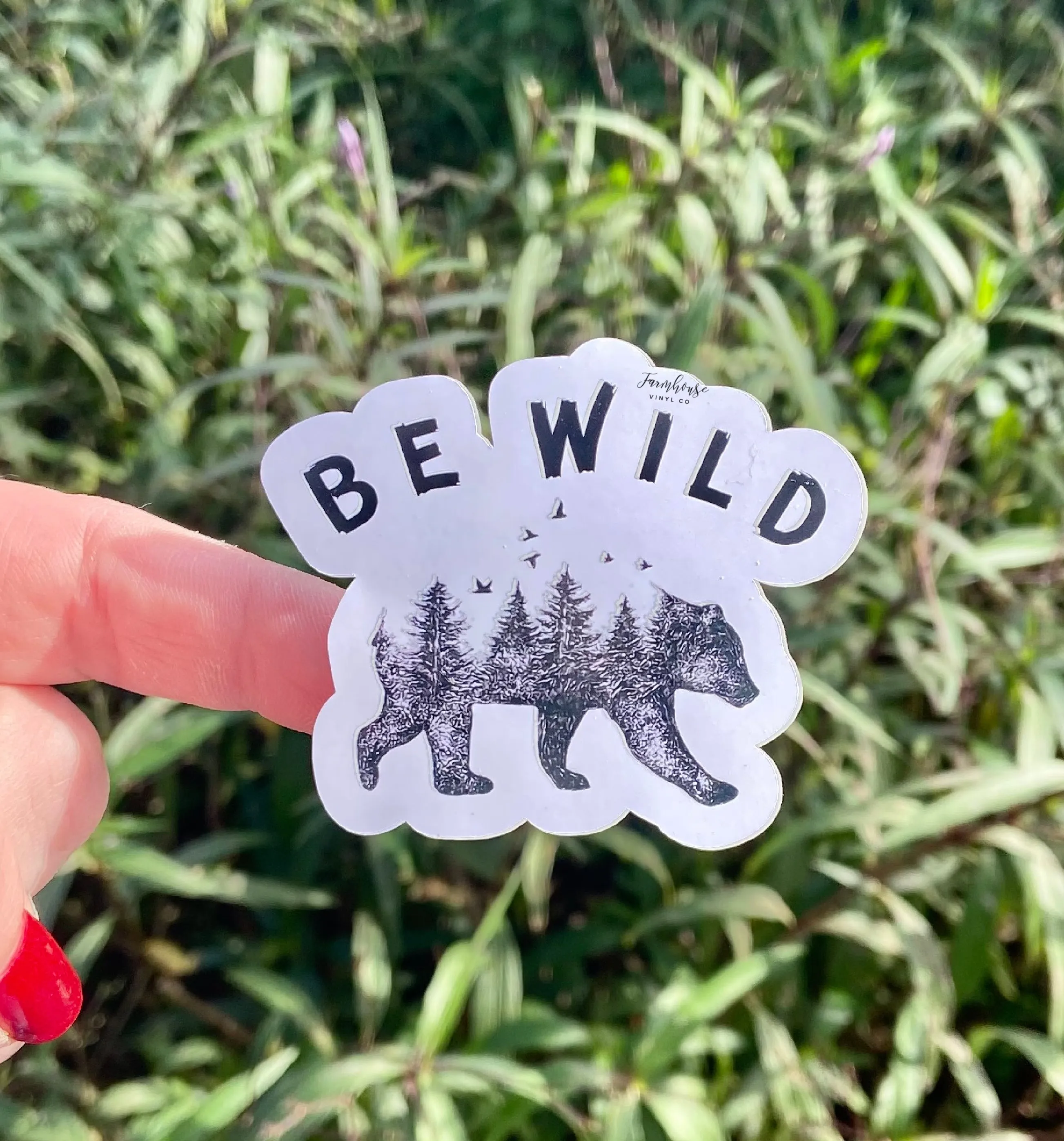 Be Wild Bear Mountain Sticker