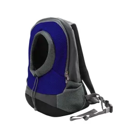 Breathable Pet Carrier Backpack with Pockets, Blue - FLOOFI