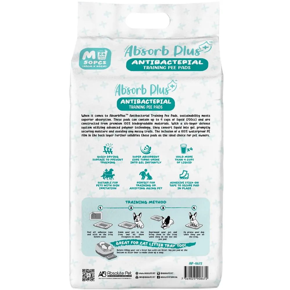 BUNDLE DEAL: Absorb Plus Antibacterial Pet Sheets Pee Pad