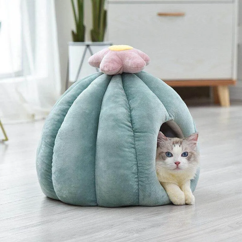 Cactus Shape Cat Bed