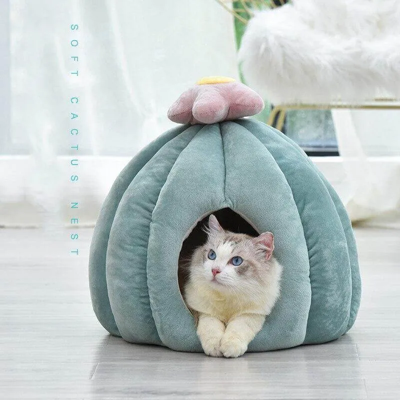 Cactus Shape Cat Bed