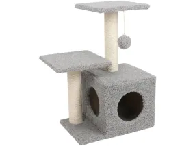 Cat Tree & Scratching Beige Dark Grey Grey 30*45*70