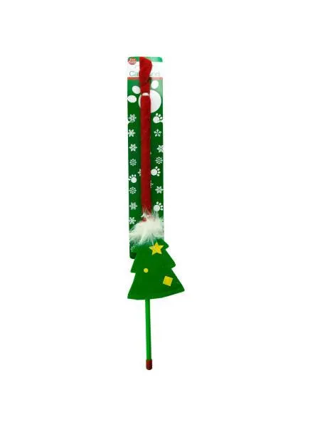 Christmas Cat Wand Toy (Available in a pack of 12)