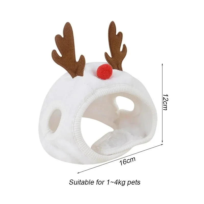 Christmas Hat & Bib Set for Pets – Festive Costume Accessories for Dogs and Cats