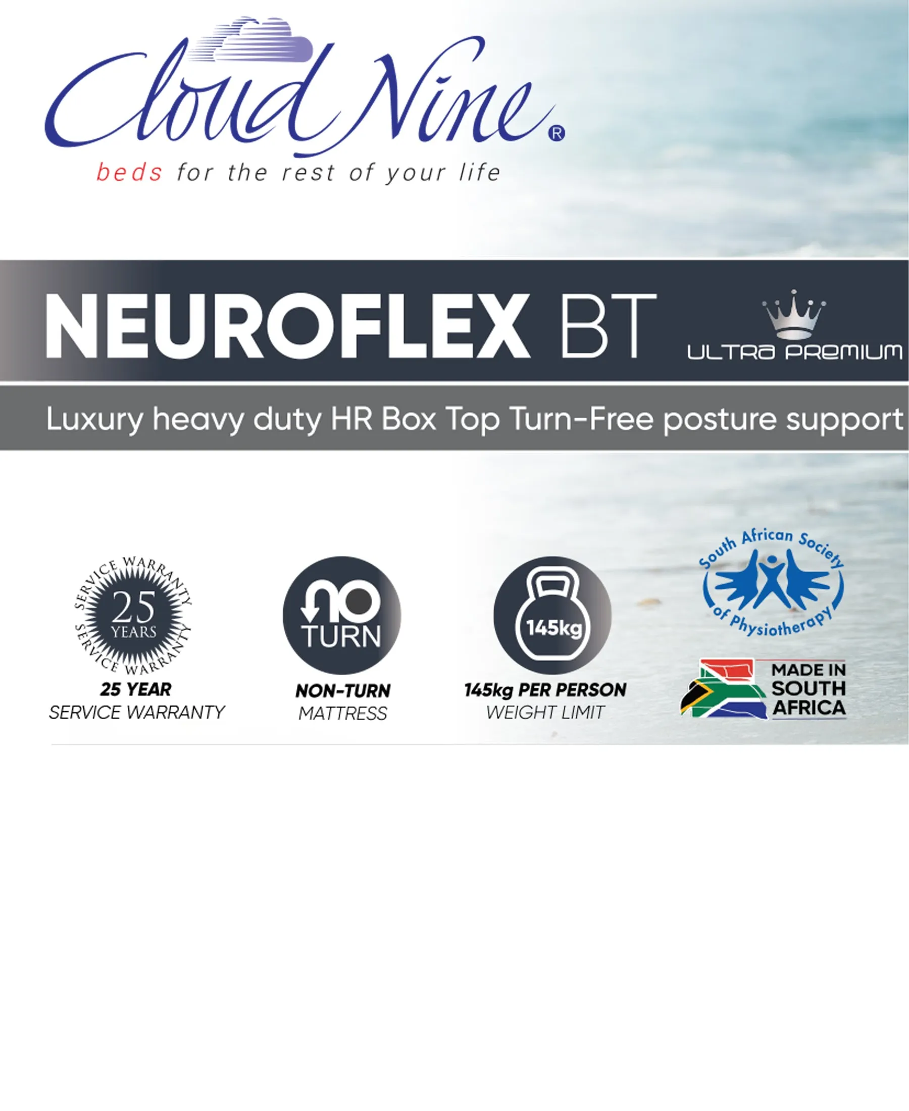 Cloud Nine Neuroflex BT Double Bed