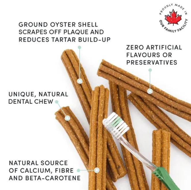 Crumps' Naturals Plaque Busters Bacon Dental Sticks for Dogs