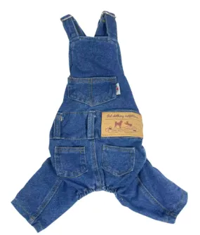 Denim Dog Overalls