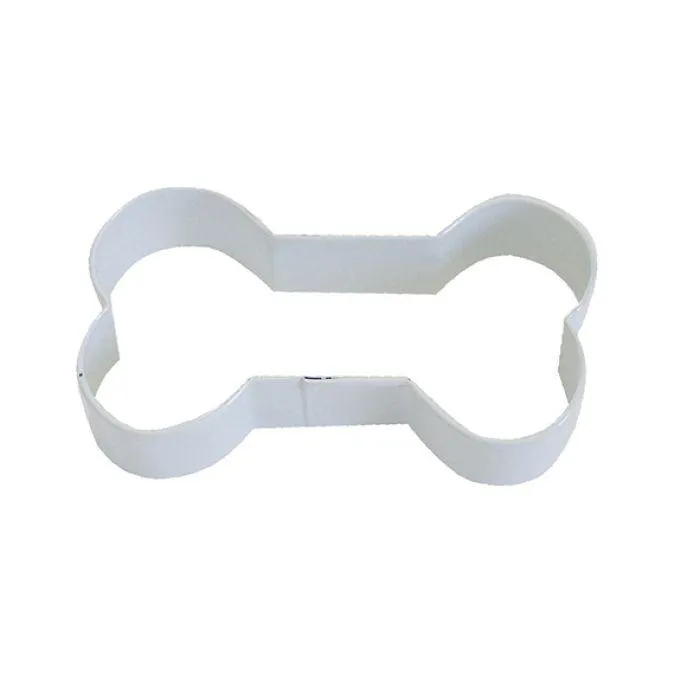 D.Line Dog Bone White Cookie Cutter 9cm