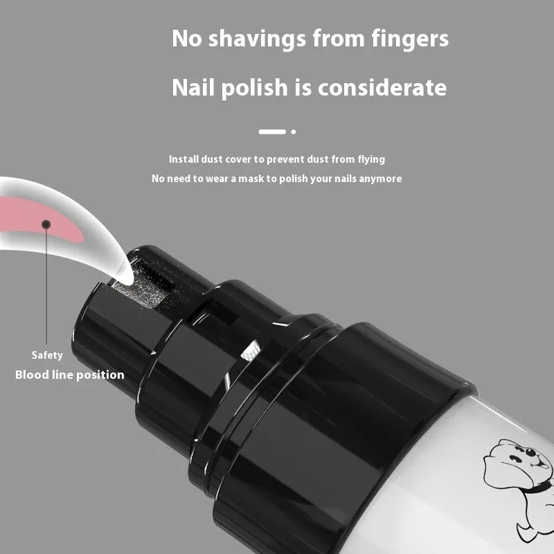 Electric Pet Nail Piercing Device with LED Light