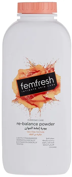 Femfresh Lightly Fragranced Absorbent Body Powder For Intimate Hygiene - 200G