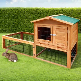 Fir Wood Chicken Coop 155cm Rabbit Hutch w/ Ramp i.Pet