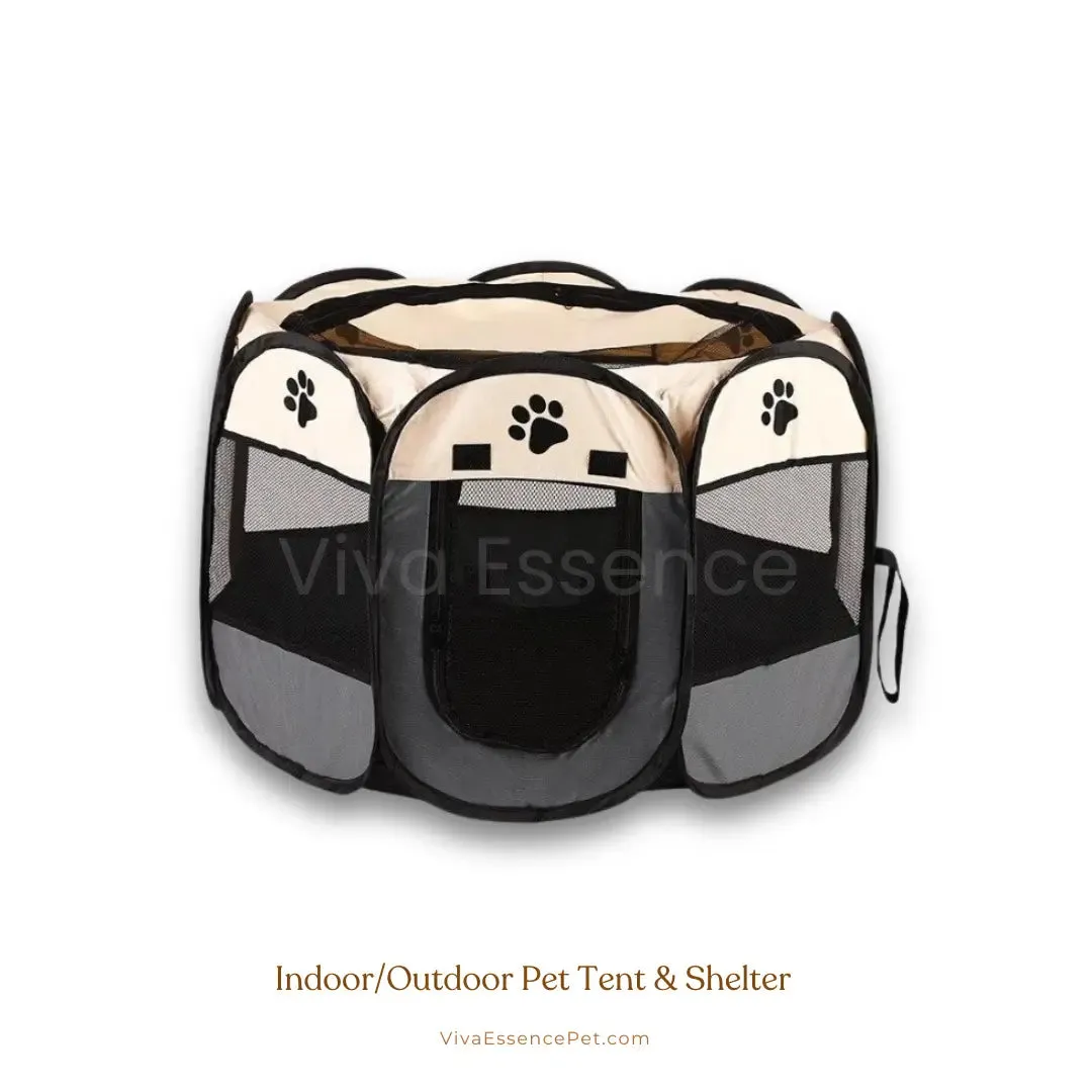 Foldable Pet playground- Indoor/Outdoor Pet Tent & Shelter