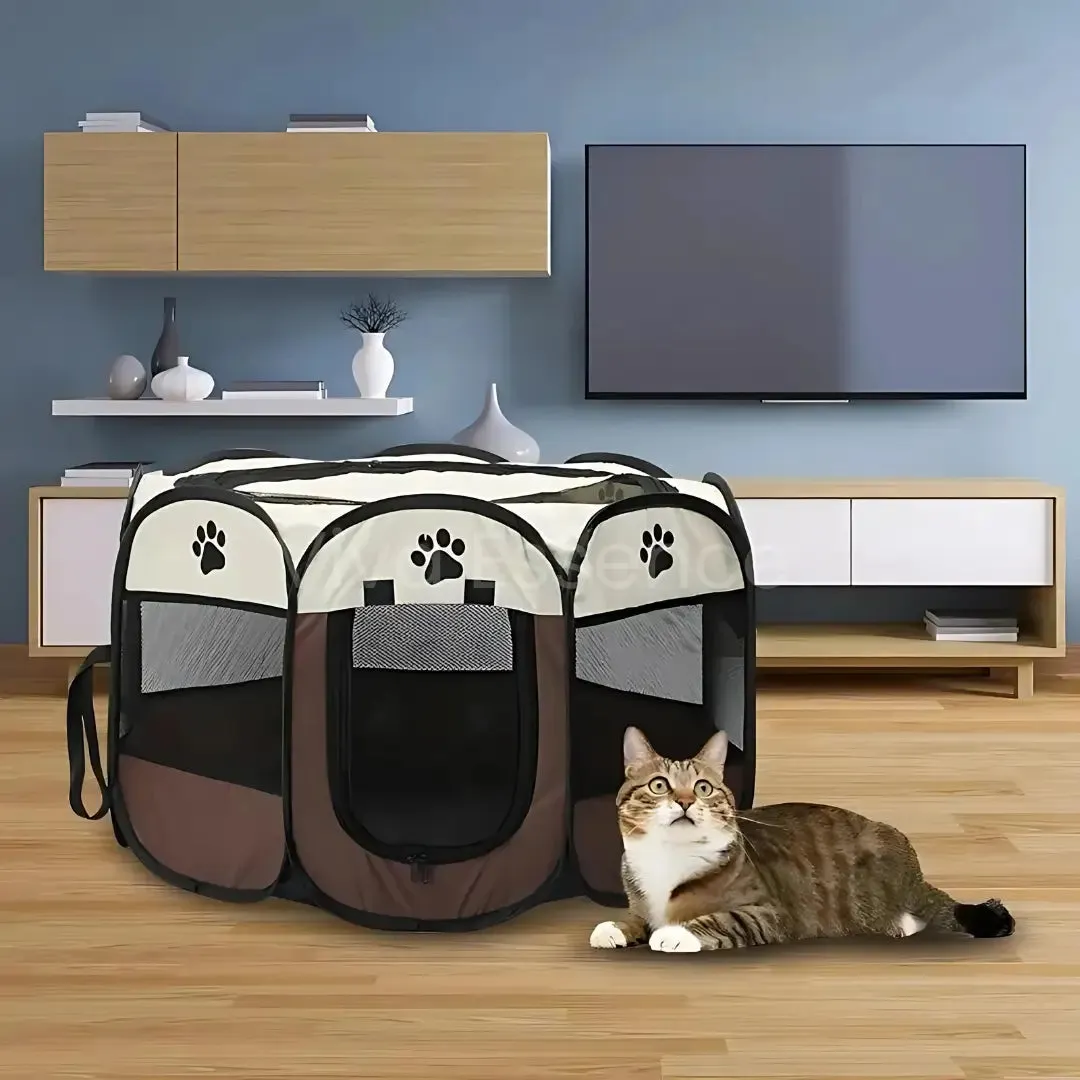 Foldable Pet playground- Indoor/Outdoor Pet Tent & Shelter