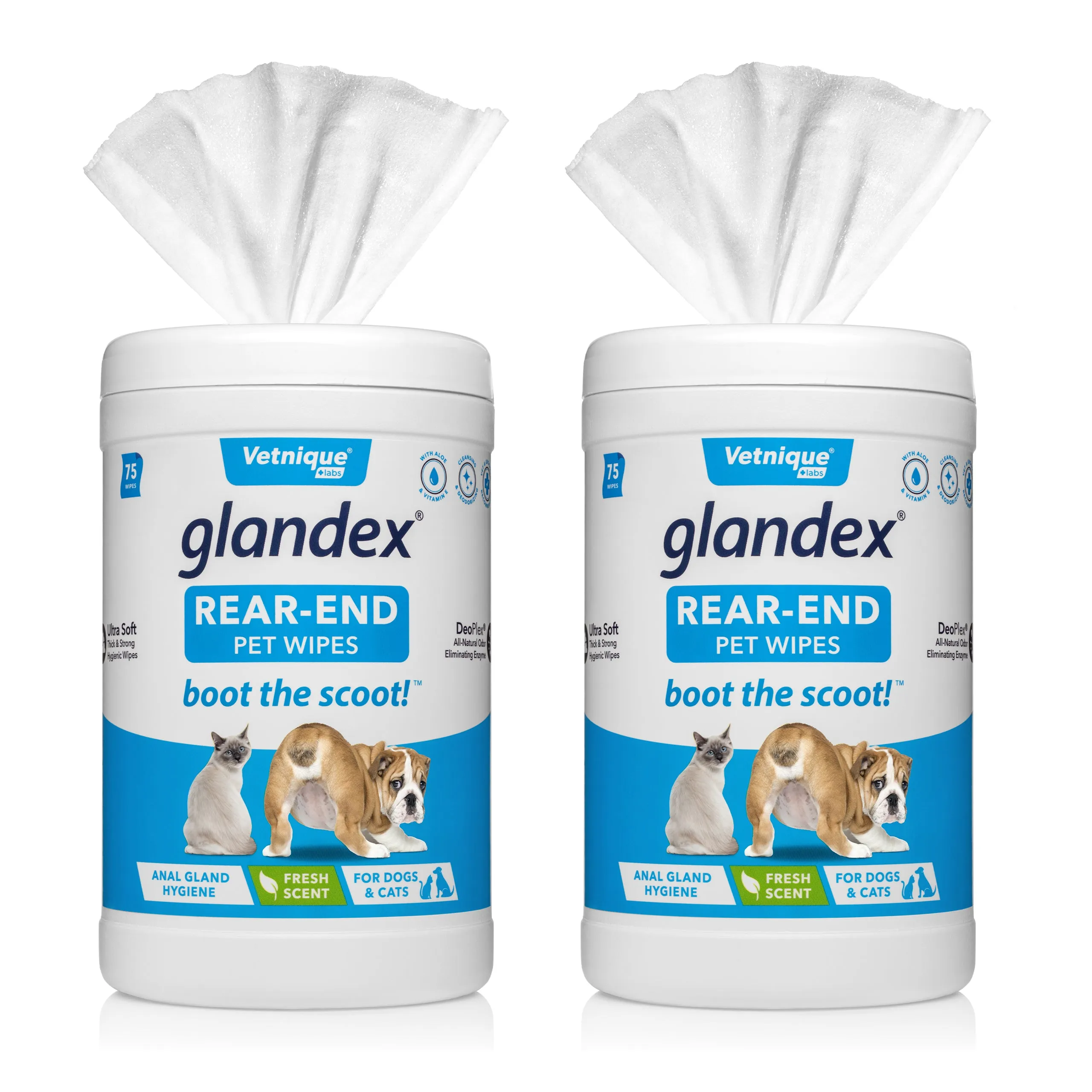 Glandex® Anal Gland Hygienic Pet Wipes