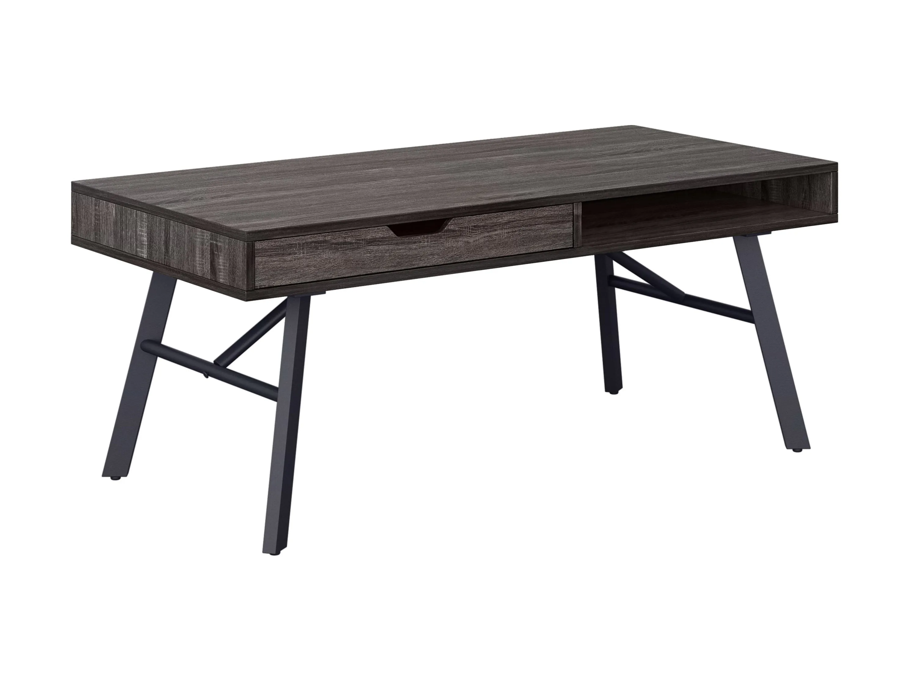 Grey Rustic Wood Coffee Table