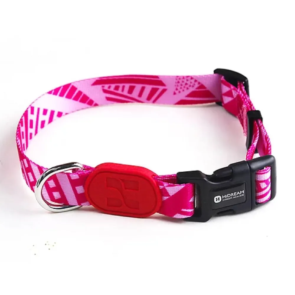 HiDREAM Profusion Upgraded Adjustable Dog Collar (Pinky)