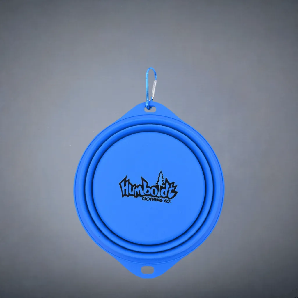 Humboldt Silicone Dog Bowl Blue