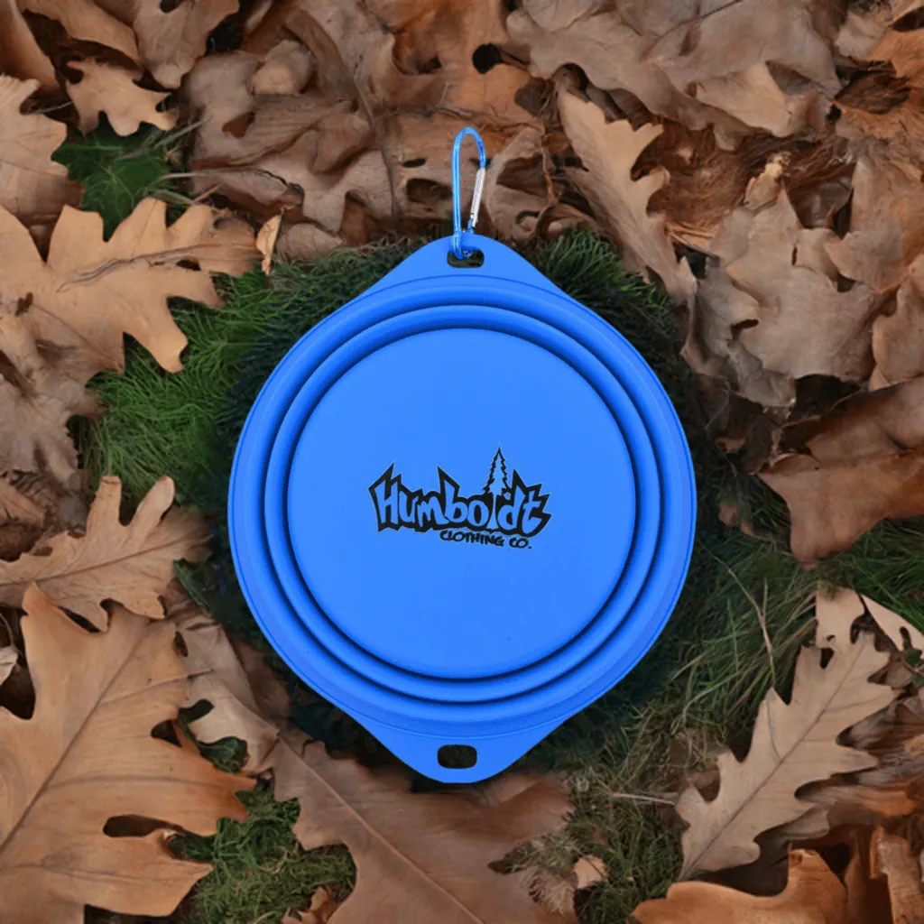 Humboldt Silicone Dog Bowl Blue