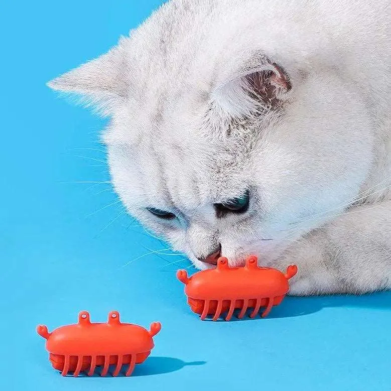 Interactive Red Crab Toy for Cats – Smart Play & Exercise Pet Toy with Obstacle Avoidance