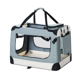 i.Pet Pet Carrier Large Soft Crate Dog Cat Travel Portable Cage Kennel Foldable