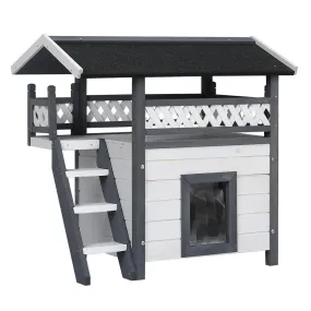 i.Pet Rabbit Hutch Cat House Shelter Outdoor Wooden Small Dog Pet Houses Kennel