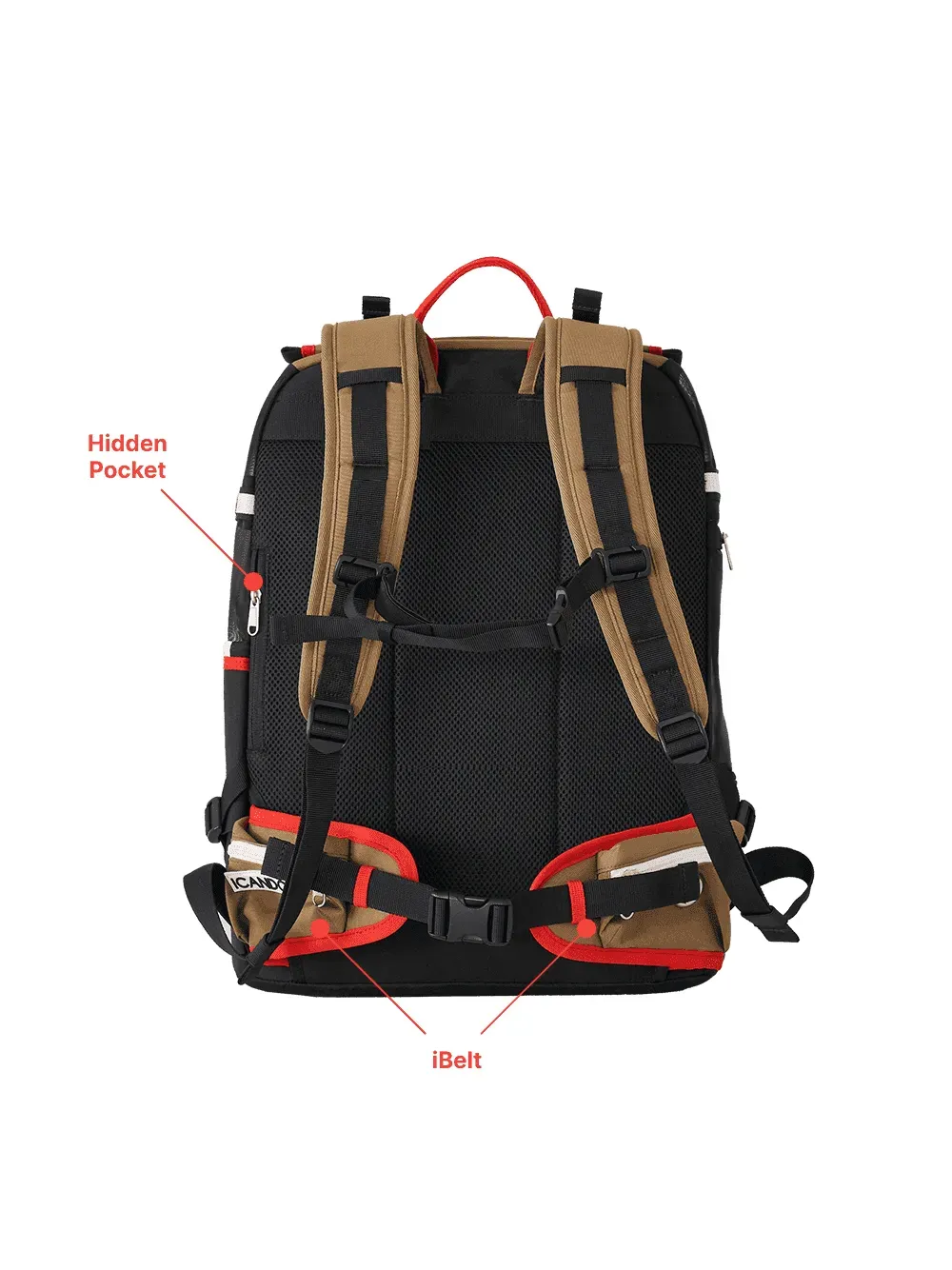 JIGE Bag | Pet Travel Backpack - Khaki