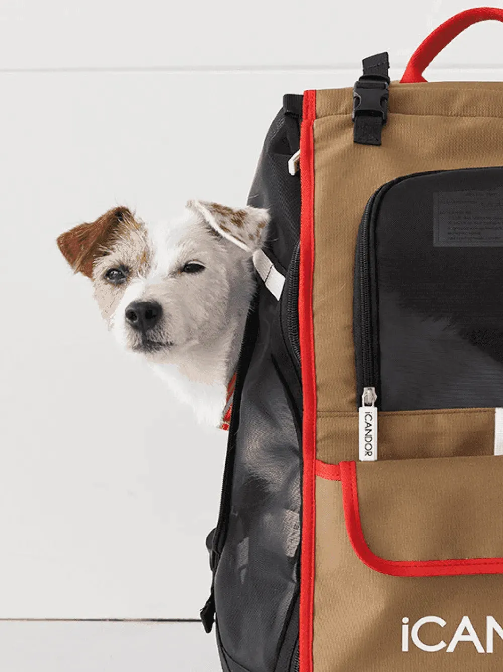 JIGE Bag | Pet Travel Backpack - Khaki