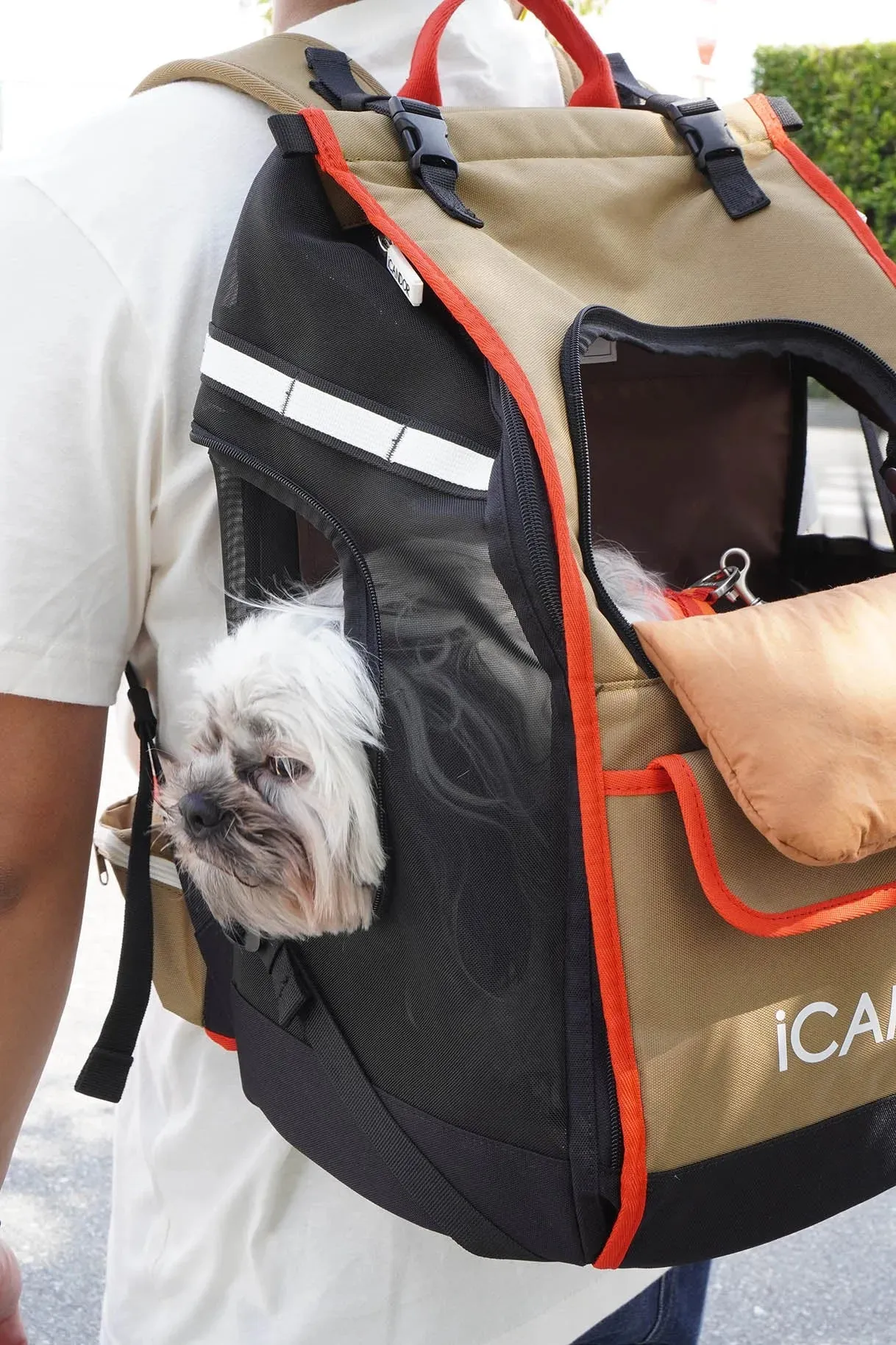 JIGE Bag | Pet Travel Backpack - Khaki