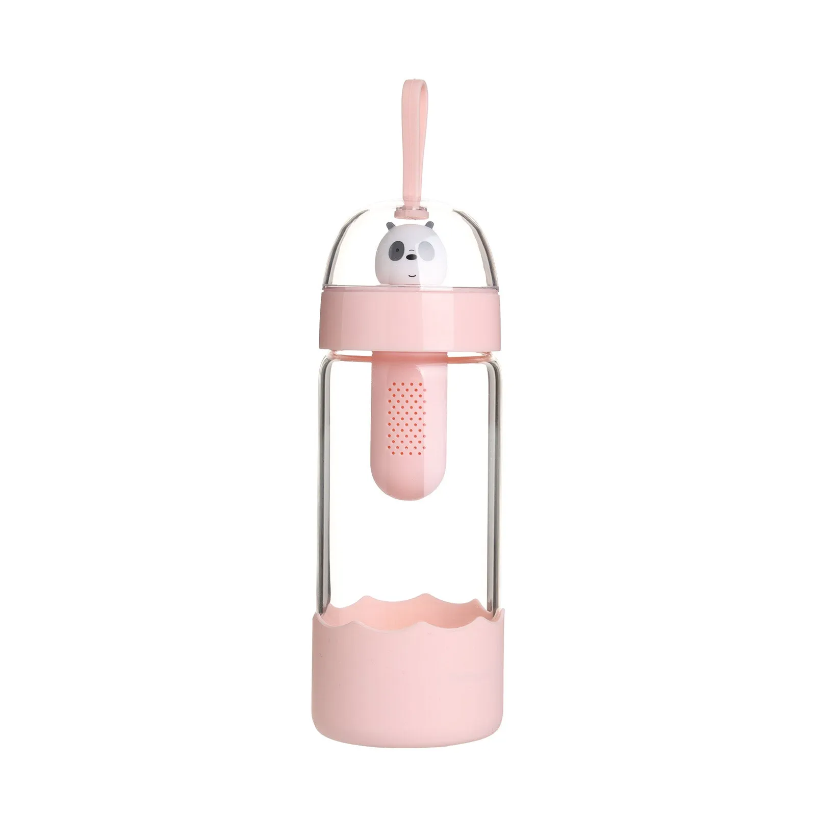 Miniso We Bare Bears Collection 4.0 Tea Brewing Bottle (pink)