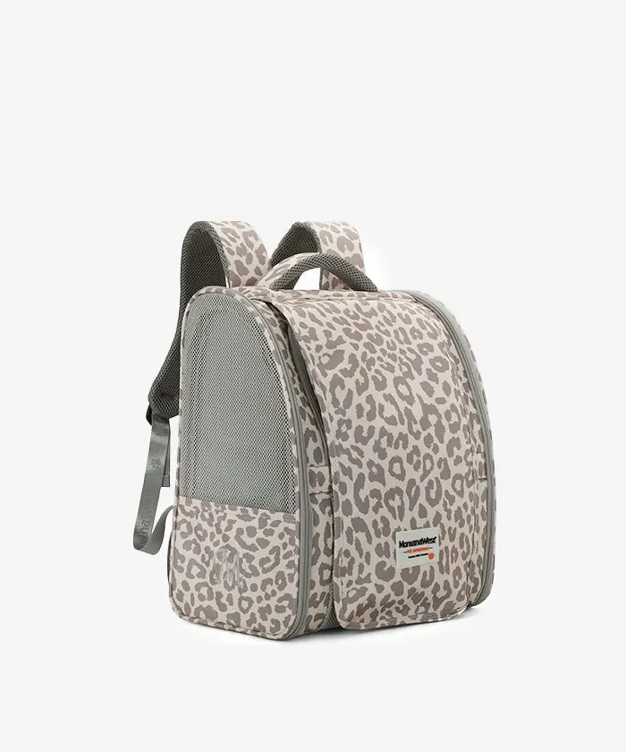 Montana West Print 2-side Mesh Pet Carrier Backpack