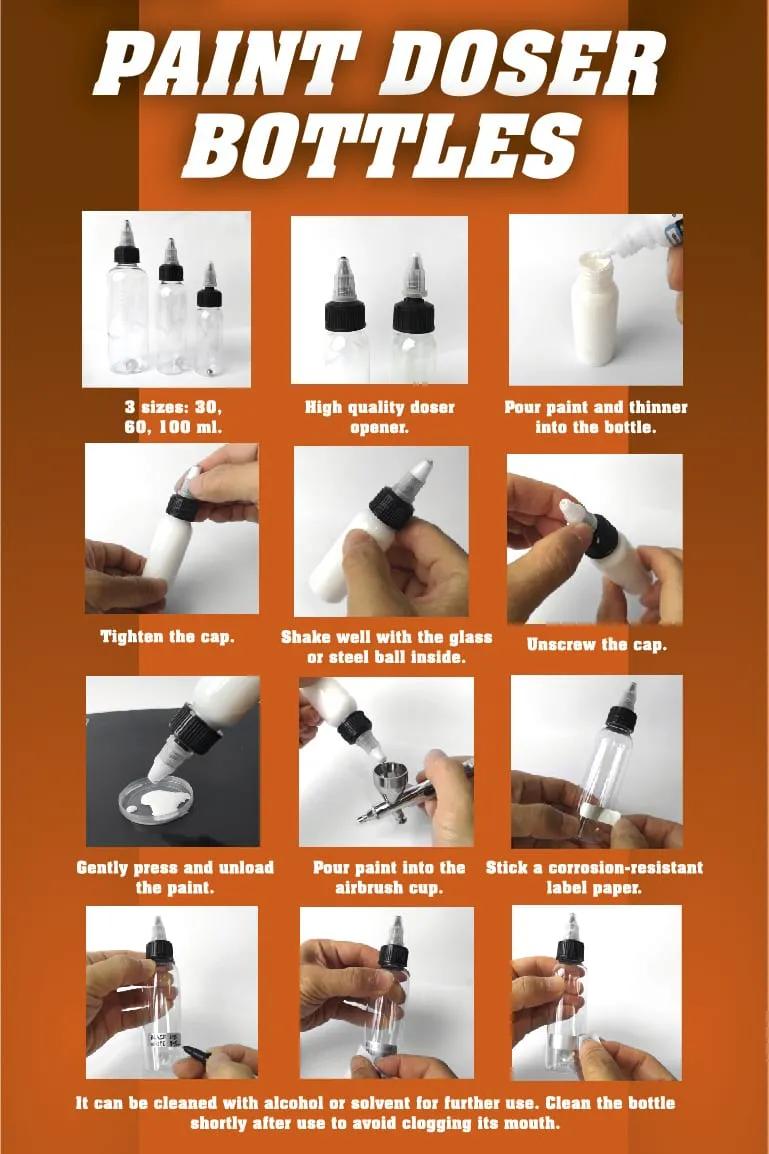 Paint Doser Bottles (30ml)