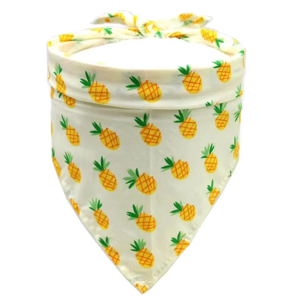 Pet cat and dog accessories fruit style multiple optional triangle bandana bib