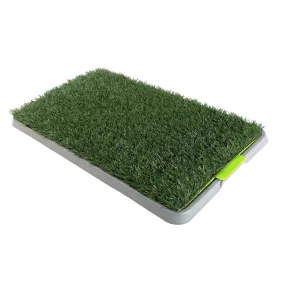 Pet Dog Potty Tray Training Toilet   1 Grass Mat 69cm x 43cm