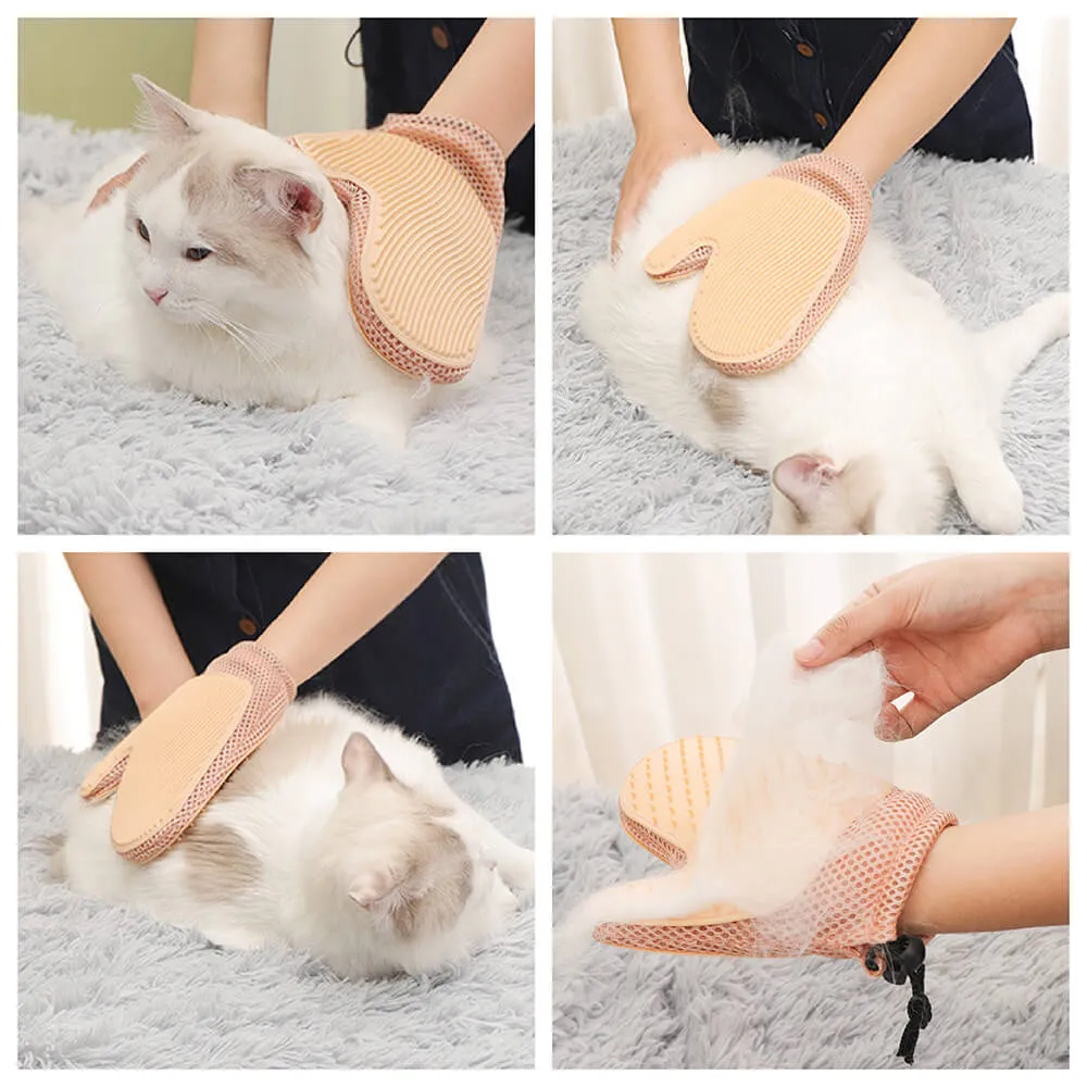 Pet Grooming Glove - Silicone Double Sides Pet Floating Brush