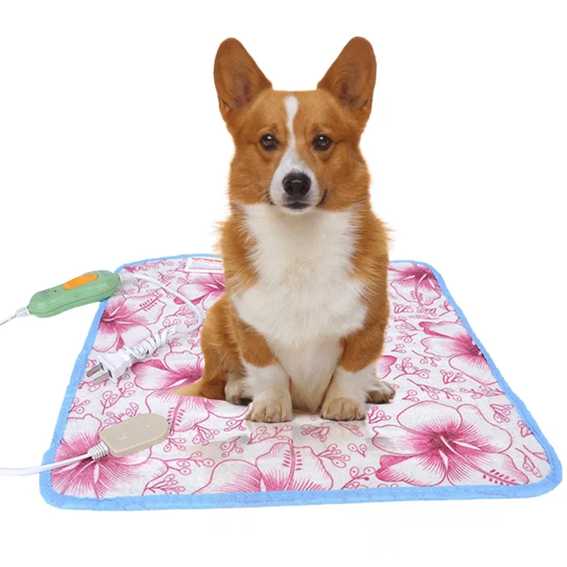 Pet Heating Pad  for Dog Cat Bed Body Winter Warmer Carpet Pet Electric Heating Mat Heated Blanket Electric Heater