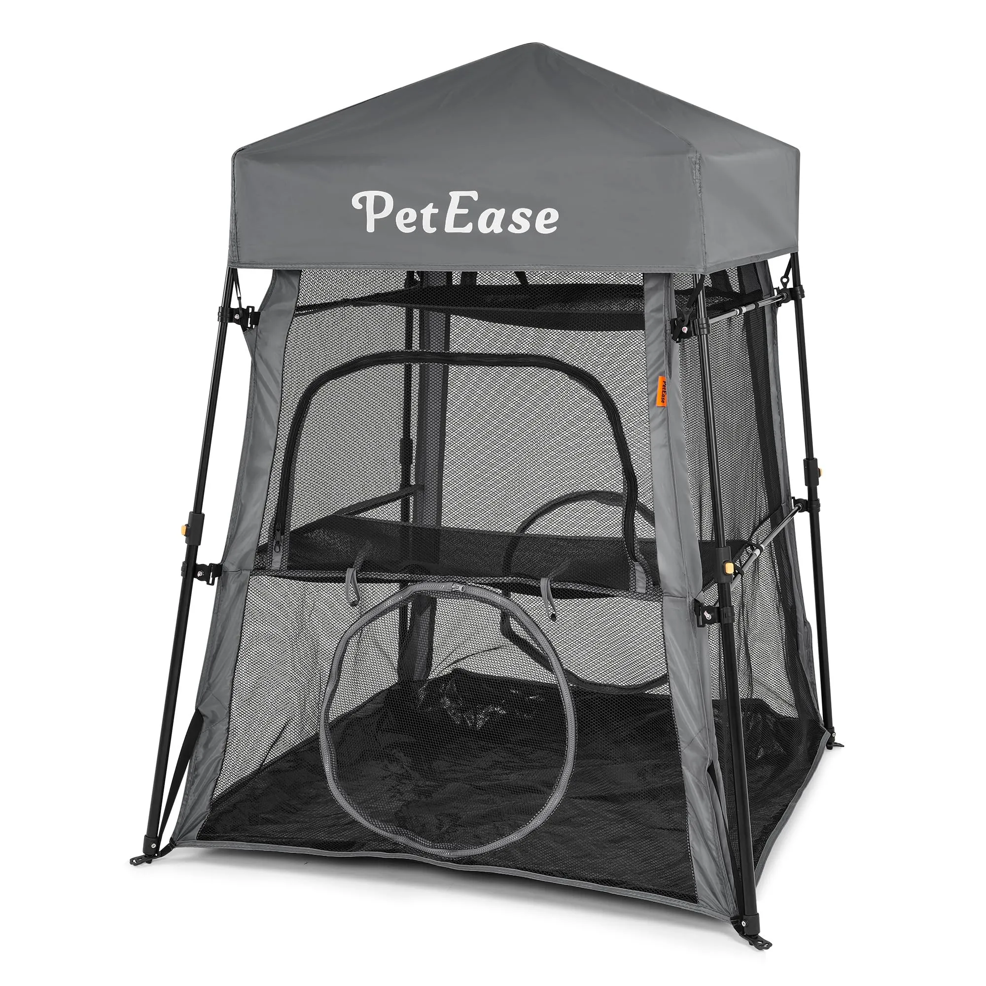 PETEASE Cat Tower Tent,Outdoor Patio Cat Enclosures with Breathable Mesh,Indoor Playpen Portable Exercise Tent