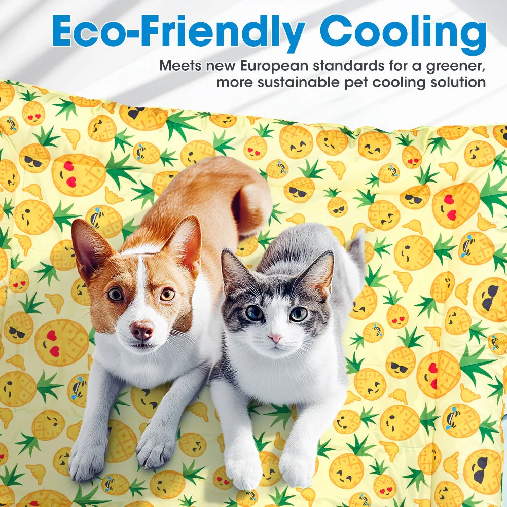 Petzly Pet Cool Gel Mat Dog Cat Bed Non-Toxic Cooling Dog Summer Pad 78x93CM