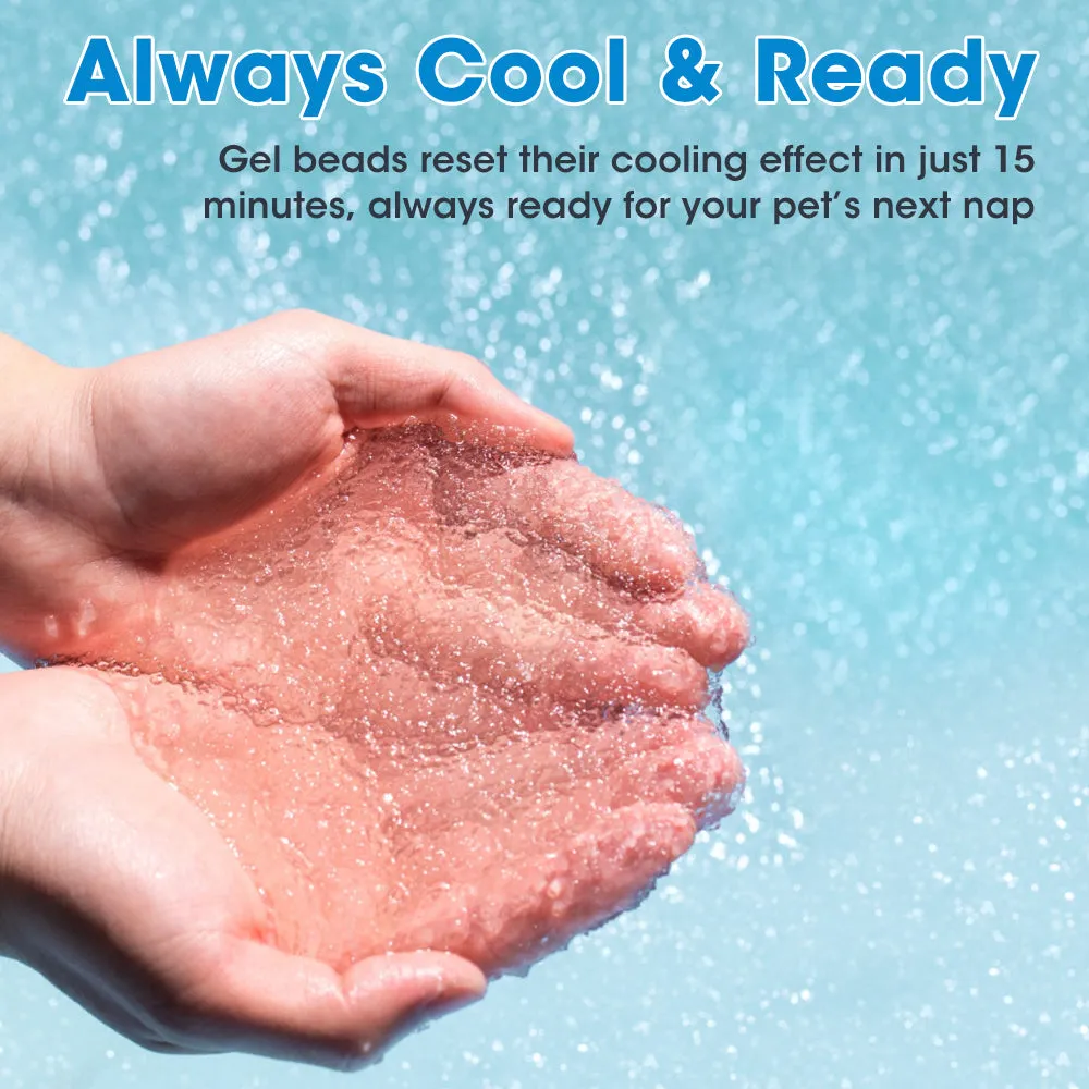 Petzly Pet Cooling Mat Dog Cat Bed Non-Toxic Cooling Dog Summer Pad 62/72/82CM