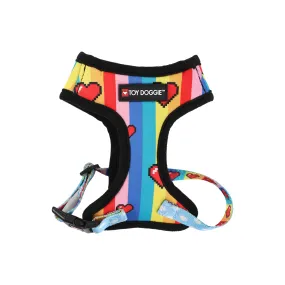 Rainbow Doggie Step-In Air Mesh Dog Harness | Toy Doggie Paws of Pride Collection