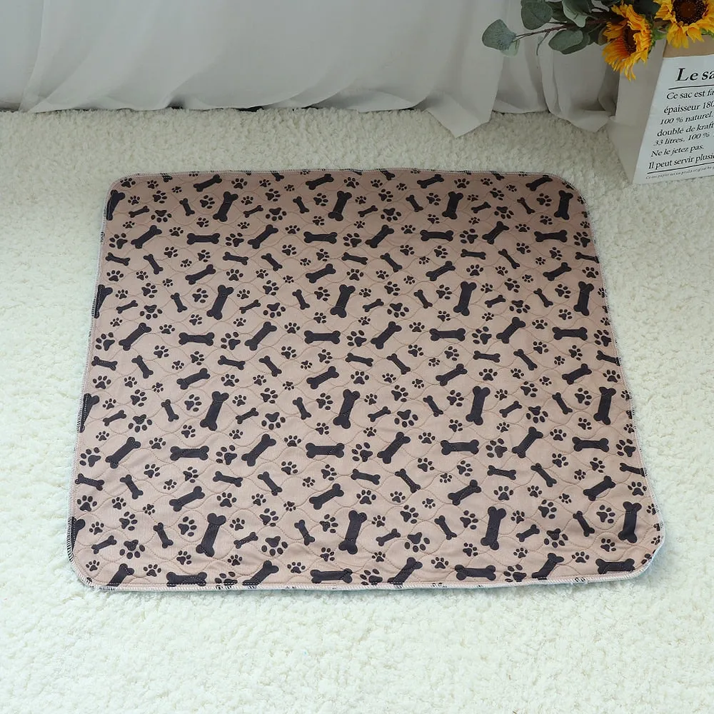 Reusable Pet Urine Pad, 3 Layer Absorbent and Washable Mat