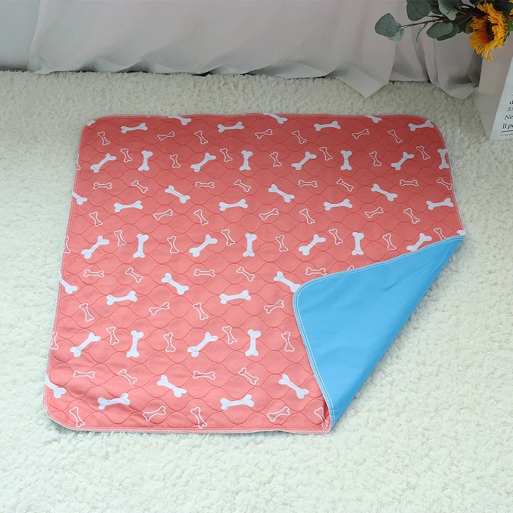 Reusable Pet Urine Pad, 3 Layer Absorbent and Washable Mat