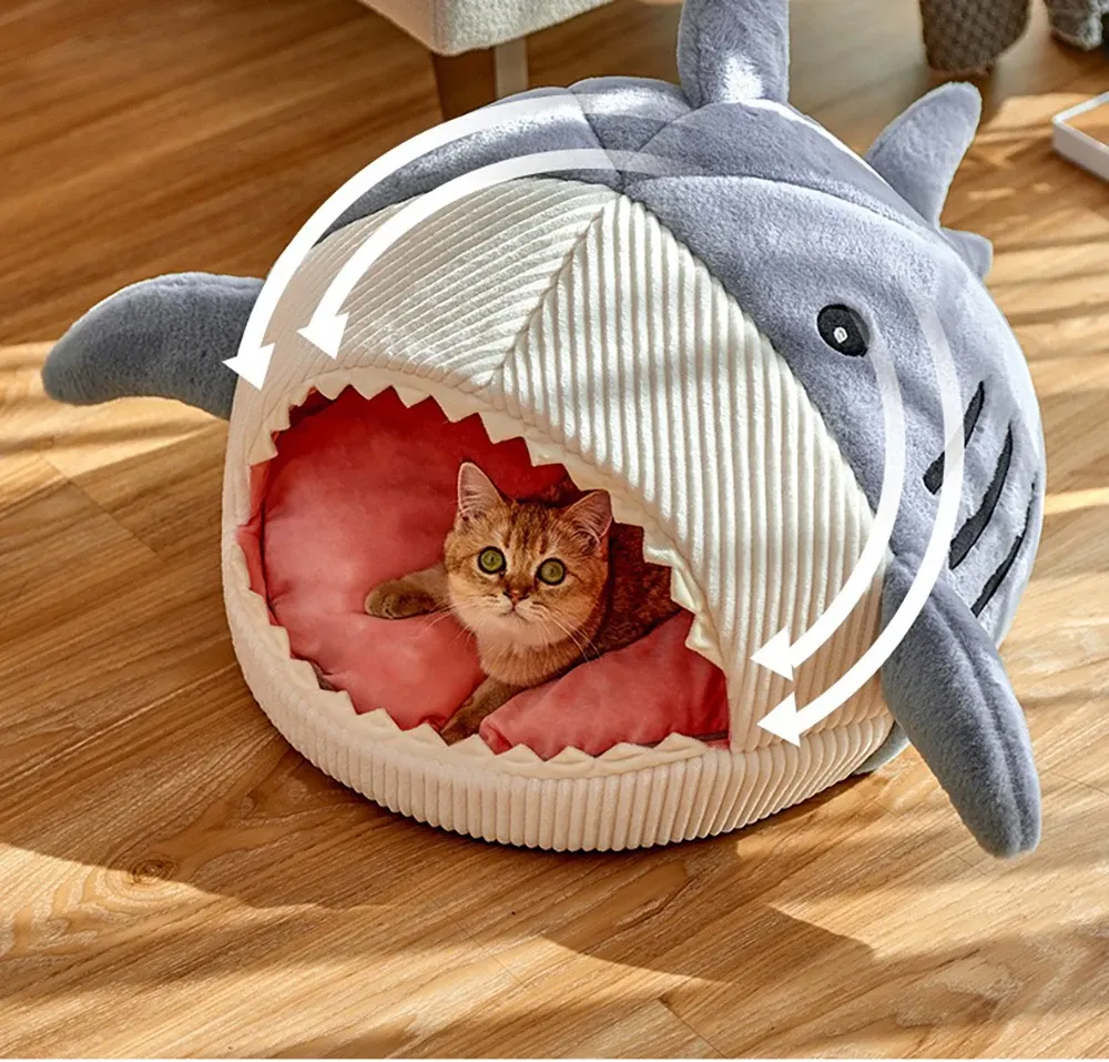 Sleepy Shark Portable Warm Pet House