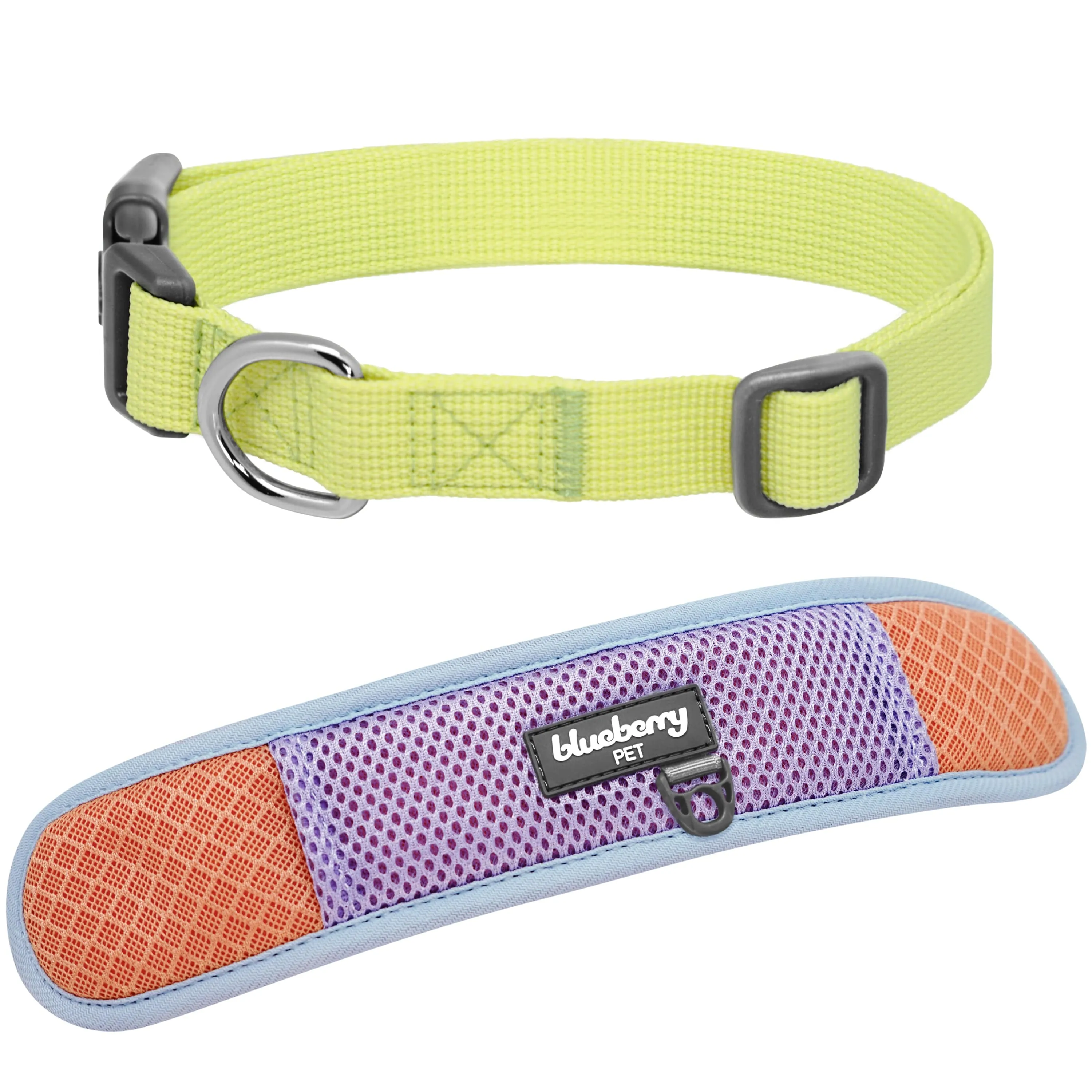 Vibrant Mesh Padded Ultra Cool Lightweight Dog Collar